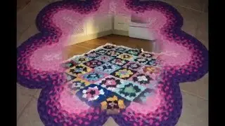 Домашние коврики из футболок