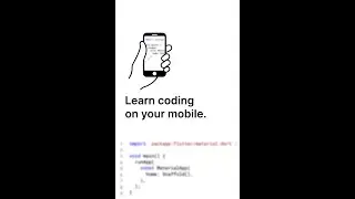 Learn coding on your mobile phone.