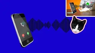 ONLY SUB CAN USE FREE)Mobile voice sound wave green/blue screen animation effect