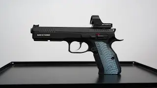 Лазерный CZ Shadow 2 на основе страйкбольного макета для холощения #IPSC #shootingsoft