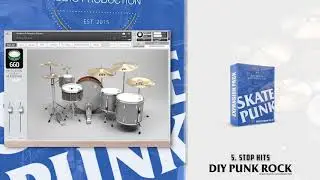 DIY Punk Rock -Skate Punk -MIDI Drum Expansion Pack (Get Good Drums)