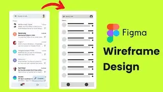 Gmail App Wireframe Made Easy with Figma Design