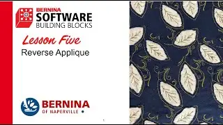 BERNINA Software Building Blocks Lesson 05: Reverse Applique