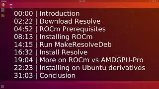 (Outdated) DaVinci Resolve on Ubuntu with AMD ROCm