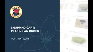 Placing an order: Van VLIET Flower Group Webshop Tutorial