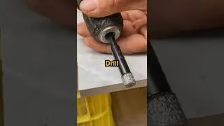 Get this Diamond Core Drill Bit to get through brittle material with no cracks🔥🛠️ #tools #besttool