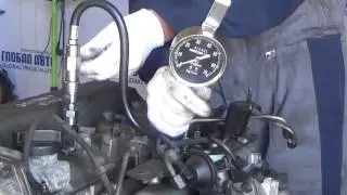 Проверка компрессии двигателя D4CB 4742025 Sorento 145л.с. CRDI
