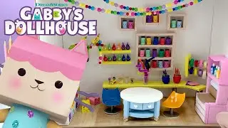 Building Baby Box's Craft Room! | GABBY'S DOLLHOUSE