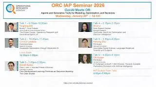 ORC IAP Seminar 2026 Opening Remarks