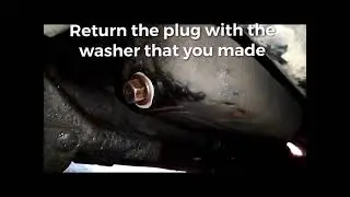 How to fix drain plug leaking / Oil pan drain/ Romantic Sunday /Easy way to Fix drain plug leaking