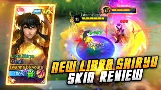 NEW CHOU’S “LIBRA SHIRYU” SKIN REVIEW | SOLO RANK GAMEPLAY | MLBB