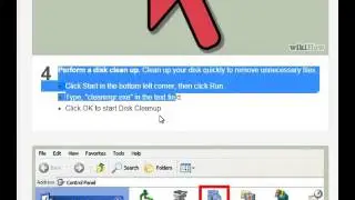 Speed up a Windows XP Computer