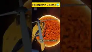 Helicopter in Volcano| #curiosidades