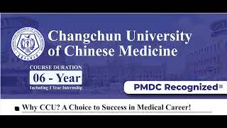 MBBS in Changchun Universityof Chinese Medicine China 2024 Intake Admission in 2 days free Tickets