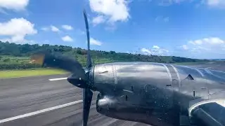 Sunrise Airways | Embraer EMB-120ER Landing | Dominica Douglas Charles Airport |Ep.42