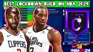 NBA 2K24 GAME-BREAKING 6'6 LOCKDOWN BUILD! BEST SPOT UP LOCK BUILD FOR REC/PROAM & PARK! NBA 2K24