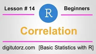 Correlation Pearson, spearman, Kendall in R | R code for Correlation | R Tutorial  for Beginners