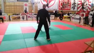 н-герзель шаипов муслим  киокушинкай польша клуб кемпо из австрии 3 бой  17.05.14