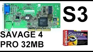 Karta S3 Savage 4 Pro 32MB - rarytas i krótka historia firmy S3