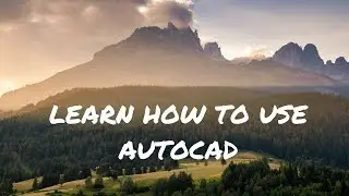 How to Use Fillet, Chamfer and Align Command in AutoCAD.
