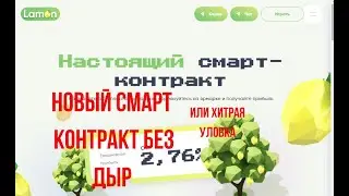 Lamon, новый проект на смарт контракте, старт 19.07. что ожидать