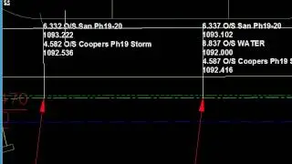 Place survey stakes on offset polyline from Civil 3D pipe network