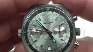 Poljot Vintage USSR Russian Soviet watch Chronograph Sturmanskie 3133 7518