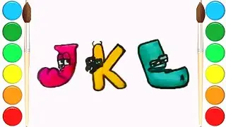 Как нарисовать Алфавит Лор / Рисуем букву J, K, L / Alphabet Lore  / Alphabet Lore drawing