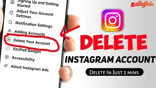 Delete Instagram account | How to delete Instagram account | Delete Instagram account permanently