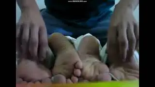 big mature feet tickled