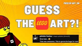 300 million SUBSCRIBERS...Guess Who in The Lego Speed Build Art : piece of art 68 #lego #300million