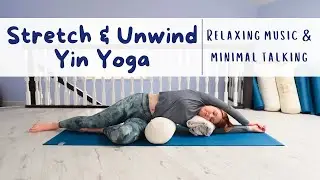 30 Minutes of Deep Rest - Yin Yoga for Back & Shoulders | Minimal Talking & Relaxing Music