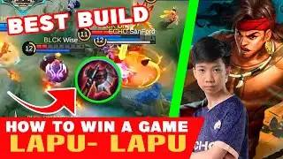 BEST BUILD LAPU-LAPU WITH SUSTAIN DAMAGE | SANFORD ITEM BUILD + EMBLEM | CrisDigi | MLBB