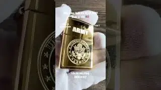 Bật lửa 🔥 Zippo bằng đồng solid brass của Quân đội Mỹ 🇺🇸. Made in USA 🇺🇸