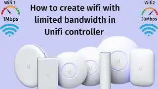 How to setup bandwidth limit| Unifi bandwidth controller  