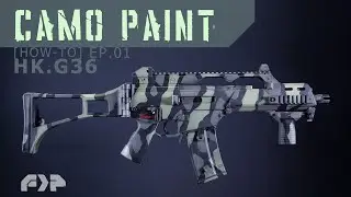 Camo Paint Rifles / Guns. HK G36 How To