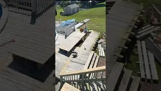 Demo day!! #deck #building #work #bluecollar #construction #carpenter #diy #howto #demo