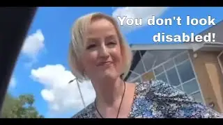 Entitled Karen Driver vs. Legitimate Badge Holder