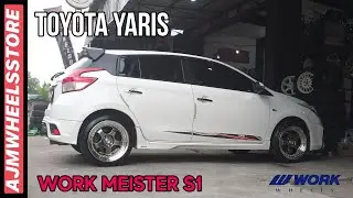MODIFIKASI TOYOTA YARIS VELG WORK MEISTER S1 // AJMWHEELSSTORE