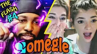 ⚡ THE FLASH INVADES OMEGLE PRANK  (PART 4)