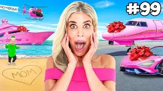 Surprising Wife with 100 Gifts for Mothers Day