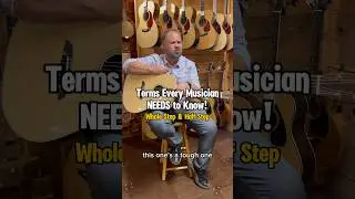 Terms Every Musician Needs To Know! Half Step and Whole Step #musicterms #musician #beginnermusician