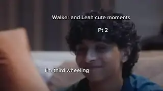 Walker Scobell and Leah Jeffries - Cute moments part 2