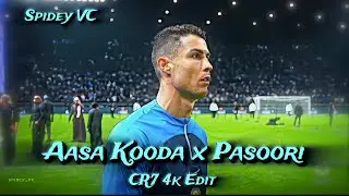 Aasa Kooda x Pasoori l Cristiano Ronaldo 4K Edit l New audio edit l