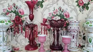 Crystal Mantle Luster Lamps- Collection