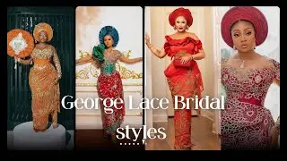 Nigerian George Lace Bridal Style
