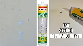 Quick repair of defects without sanding, touch-ups, scratches, cracks. Acrylic putty!