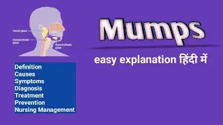 Mumps/easy explanation in hindi/Nursing Notes