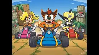 Crash Team Racing | Time Trial (Testando OBS Studio)