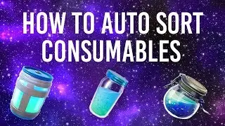 HOW TO MAKE CONSUMABLES GO TO THE END OF YOUR INVENTORY [TUTORIAL]